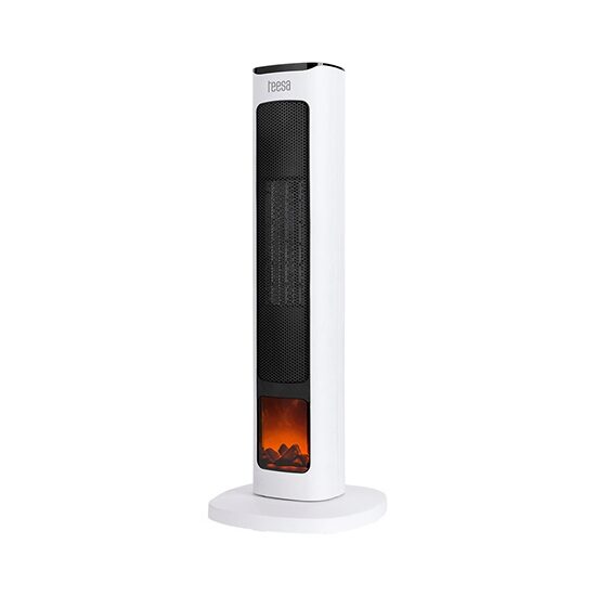 Aeroterma turn, afisaj led, 1000 W / 2000 W, 850x140x140 mm, Alba