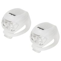 Set lumini semnalizare bicicleta, Silicon, Baterie CR2032