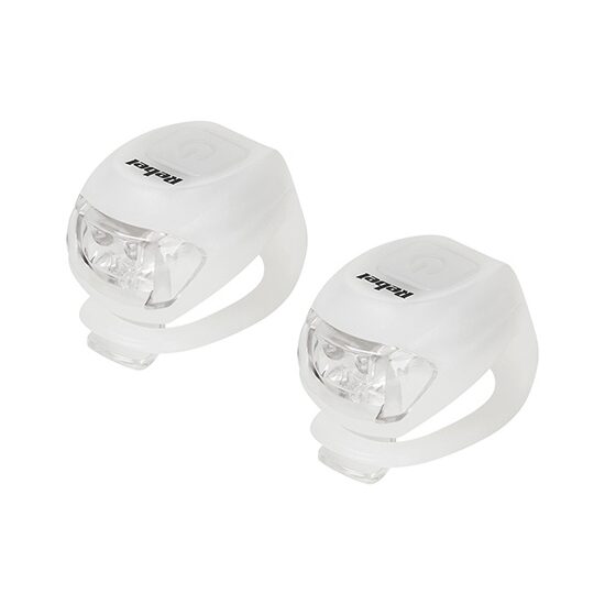 Set lumini semnalizare bicicleta, Silicon, Baterie CR2032