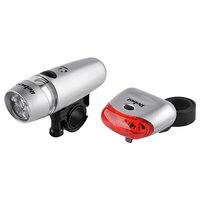 Set lumini bicicleta, fata si spate, Baterie 6 x AA, 115 x 38 x 38 mm