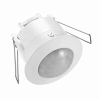 Senzor de miscare incastrabil, max 6 m, Prag minim iluminare reglabil 3 - 2000 lux, 360 grade