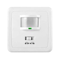 Senzor PIR cu sunet, max 9 m, Prag minim iluminare reglabil 3 - 2000 lux, 160 grade