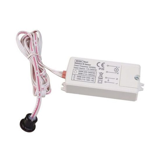 Senzor de proximitate IR, sarcina maxima 500 W, Distanta de detectare 6 cm