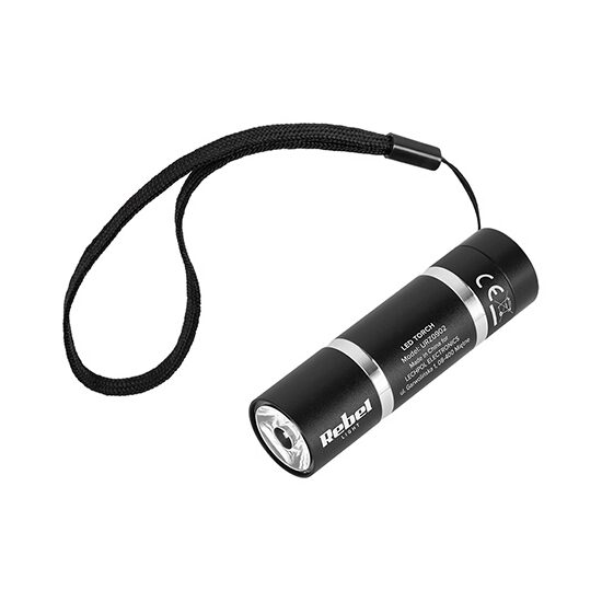 Mini Lanterna led, 3xAAA, 70 lm, 1W, Aluminiu