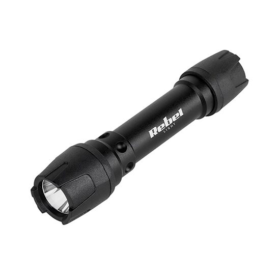 Lanterna led, 2xAA, 120 lm, 3W, Aluminiu, Distanta iluminare 100 m