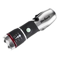 Lanterna cu led multifunctionala, 3xAAA, 120 lm, Aluminiu, Ciocan de urgenta