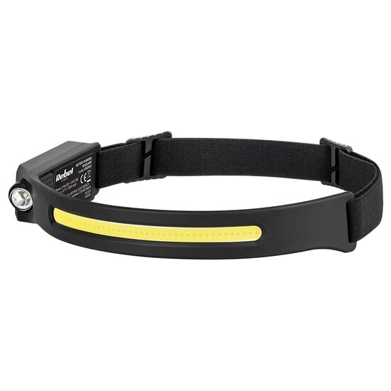 Lanterna frontala 5 W, USB-C, 350 lm, raza 80 m, IPX4