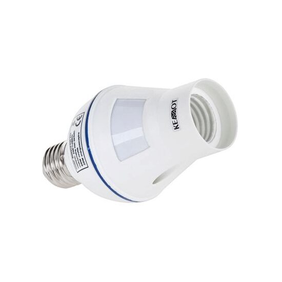 Senzor de miscare dulie E27, 120 grade, max 60W, detectie 6 m