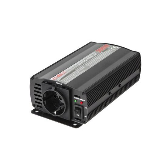 Invertor de tensiune, 24V-220V, putere 300 W, Conectare la bricheta
