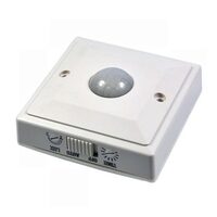 Senzor de miscare si crepuscular, montaj perete, 110 grade, max 2000W