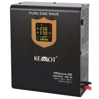 UPS centrale termice, 800VA/500W, 12V, unda sinusoidala pura, 25.5x26x16 cm