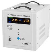 Stabilizator de tensiune automat, 3000 VA, 145 - 260 V, unda sinusoidala pura, 2 x Schuko, Afisaj LED