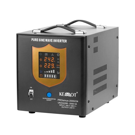 UPS centrale termice 1400W, 12V, 190 - 260 V AC, unda sinusoidala pura