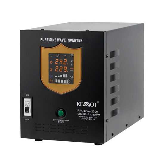 UPS centrale termice, 2200VA, 1600W, 12V, Unda sinusoidala pura