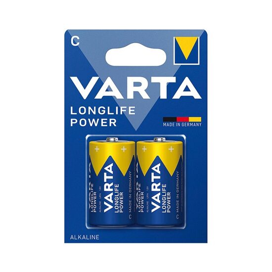 Set 2 baterii alcaline Varta LR14, marime C