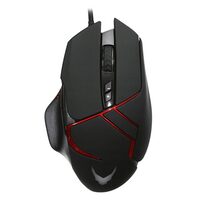 Mouse gaming cu fir, lumina led, 6 butoane, Rezoluție 1200/1600/2000/3200 dpi, USB 2.0