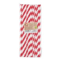 Set paie de hartie Strend Pro MagicHome Paper ECO, 25 buc/set, 6x197 mm, alb/rosu