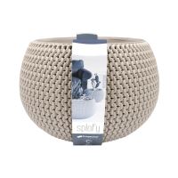 Ghiveci decorativ, Strend Pro Splofy Bowl, efect impletitura, 290x190 mm