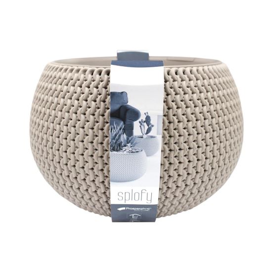 Ghiveci decorativ, Strend Pro Splofy Bowl, efect impletitura, 290x190 mm