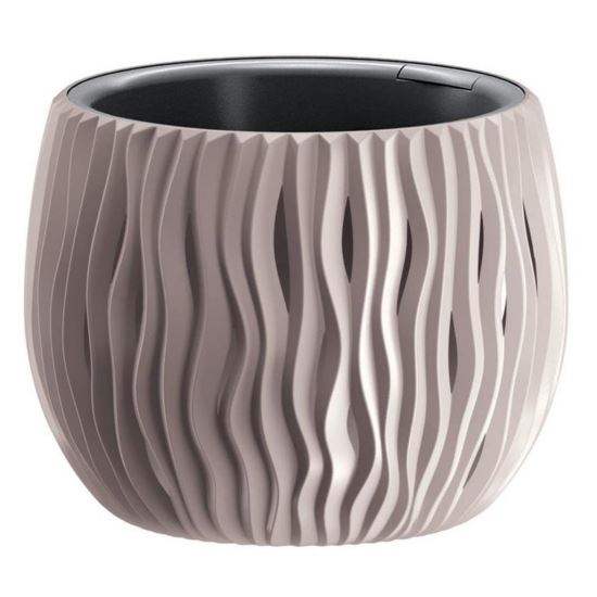 Ghiveci decorativ Strend Pro Sandy Bowl Mocca, Bej, 238x161 mm