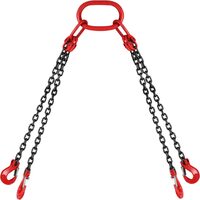 Lant ridicare greutati cu 4 brate, Capacitate 5 tone, Lungime 1.5 m, G80 Mn