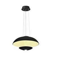 Pendul Vista Black, 24 W, Led, diametru 450 mm, 4000 k, 1500 lm, aluminiu, inaltime 1200 mm