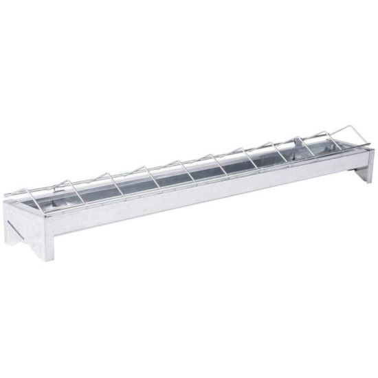 Hranitoare liniara din metal Strend Pro Zn, 50 cm pentru pui 