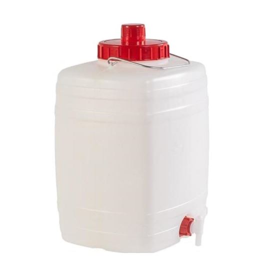 Bidon din plastic cu robinet, Strend Pro Demetra, 26x23x42 cm, capacitate 15L