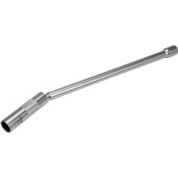 Cheie pentru bujii 14mm, Yato YT-08163, Cr-V, lungime 310mm, cu articulatie si extensie