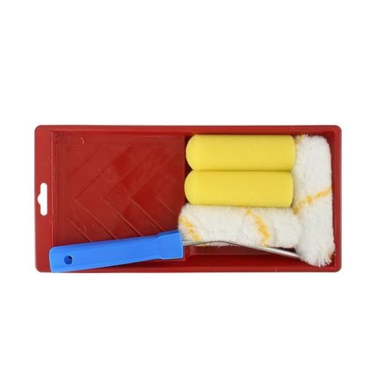 Set 6 piese pentru vopsit Strend Pro PS014, trafaleti mici, suport si tava