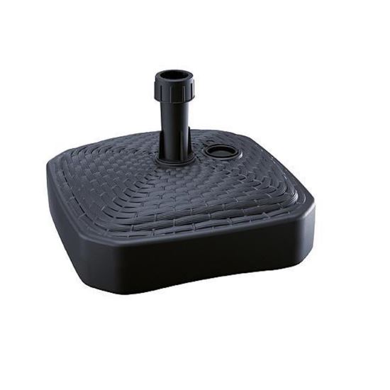 Suport pentru umbrela Strend Pro MPKR, PVC, antracit, 10-26 mm, 12 litri, 390x390x130 mm