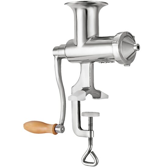 Storcator manual pentru grau verde, legume, Inox, 320x200x120 mm, cu menghina de prindere