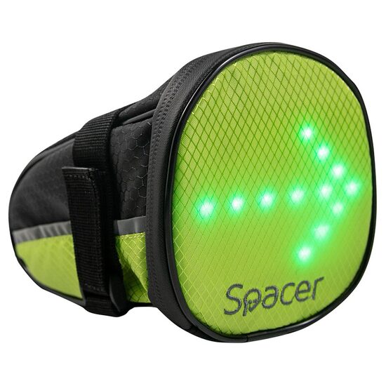 Lumina spate cu geanta pentru bicicleta, 180 x 120 x 110 mm, IPX5, telecomanda