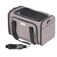 Geanta pentru transport animale mici Vevor 445x285x290 mm, max 11 kg, 4 roti si maner aluminiu