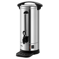 Cafetiera profesionala Vevor 17 l, 110 cesti, 1500 W, otel inoxidabil