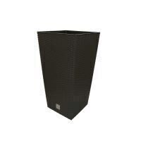 Ghiveci pentru flori cu suport ratan, Strend Pro Rato Square 325, capacitate 21/49 l