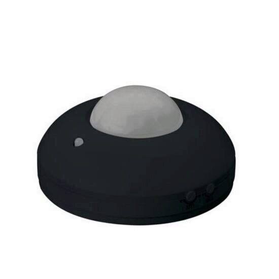 Senzor de miscare Focus HL 480, distanta de detectie 8 m, negru, 220-240 V, IP44