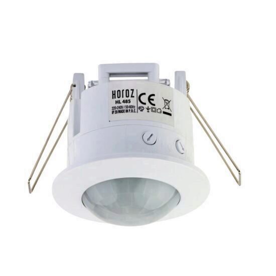 Senzor de miscare pentru tavan, Corsa HL485, alb, distanta detectie 8 m, IP 20