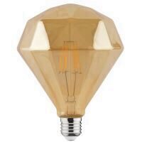 Bec led decorativ 6 W, Rustic Diamond-6, luminozitate 540 lm, E27