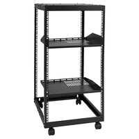 Rack metalic de podea, Vevor 20U, 58 x 510 x 982 mm, Adancime reglabila 23-40 inch