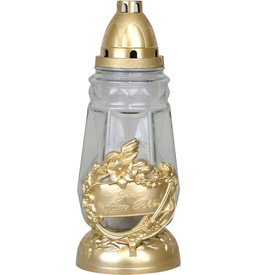 Candela Bolsius Grave, Inaltime 29 cm, timp ardere maxim 40 ore, sticla