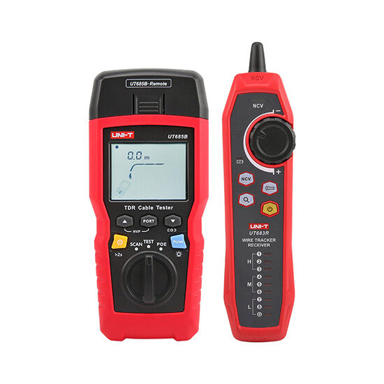 Multimetru identificare cabluri UT685B, cu porturi de testare RJ11, RJ45 și coaxial