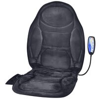 Husa de scaun pentru masaj Vevor 30 W, 10 motoare, 3 zone de masaj, functie de incalzire, 5 moduri de vibratie, Telecomanda