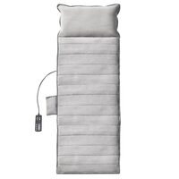 Saltea pentru masaj Vevor Shiatsu 30 W, 10 motoare, 3 zone de masaj, functie de incalzire, 5 moduri de vibratie, 3 niveluri de intensitate, Telecomanda
