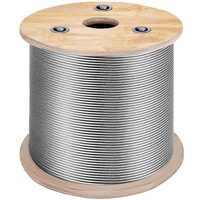 Cablu din Otel Inoxidabil, Diametru 3.2 mm, Lungime 152 m, Rezistenta la rupere 771 Kg