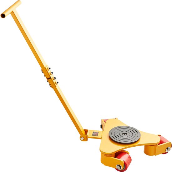 Platforma de transport Dolly capacitate 3000 kg, Placa rotativa, 3 roti, 425 x 335 x 116 mm