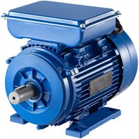 Motor electric asincron monofazat 2.2 kW, 2860 rpm, Standard B3, IP44, bobinaj de cupru, carcasa de aluminiu