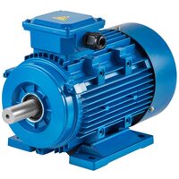 Motor electric asincron trifazat 400 V, 2.2 kW, 3000 rpm, Standard B3, IP44, bobinaj de cupru, carcasa de aluminiu