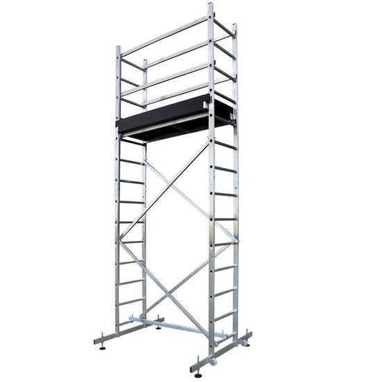 Schela mobila Zeus Construct, max 200 kg, 4.73 m, Aluminiu