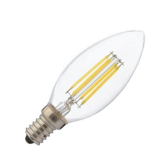 Bec cu filament Led tip lumanare, Filament Candle-4, putere 4 W, 320 lm, 2700k